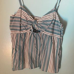Madewell knot front cami